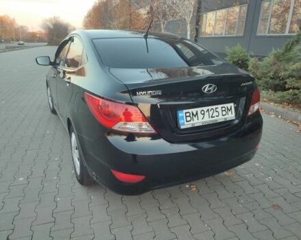 Черный Хендай Акцент, объемом двигателя 1.4 л и пробегом 197 тыс. км за 6000 $, фото 6 на Automoto.ua