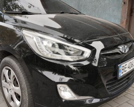 Черный Хендай Акцент, объемом двигателя 1.4 л и пробегом 168 тыс. км за 7700 $, фото 1 на Automoto.ua