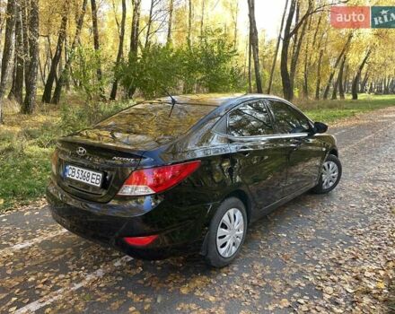 Хендай Акцент 2013 в Чернигове на Automoto.ua Черный Хендай Акцент, объемом двигателя 1.4 л и пробегом 221 тыс. км за 5900 $, фото 6 на Automoto.ua