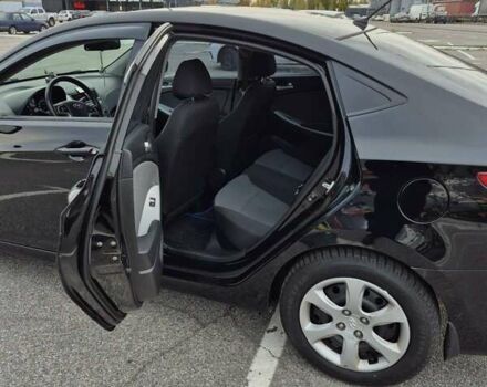 Черный Хендай Акцент, объемом двигателя 1.4 л и пробегом 177 тыс. км за 9200 $, фото 12 на Automoto.ua