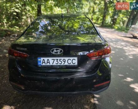 Черный Хендай Акцент, объемом двигателя 1.4 л и пробегом 148 тыс. км за 10700 $, фото 5 на Automoto.ua