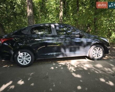 Черный Хендай Акцент, объемом двигателя 1.4 л и пробегом 148 тыс. км за 10700 $, фото 8 на Automoto.ua