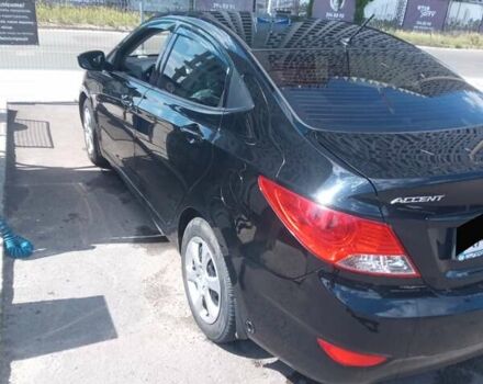 Черный Хендай Акцент, объемом двигателя 1.4 л и пробегом 222 тыс. км за 7800 $, фото 9 на Automoto.ua