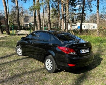 Черный Хендай Акцент, объемом двигателя 1.4 л и пробегом 53 тыс. км за 11500 $, фото 3 на Automoto.ua