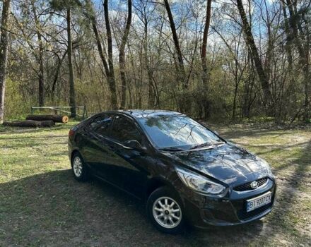 Черный Хендай Акцент, объемом двигателя 1.4 л и пробегом 53 тыс. км за 11500 $, фото 2 на Automoto.ua