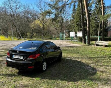 Черный Хендай Акцент, объемом двигателя 1.4 л и пробегом 53 тыс. км за 11500 $, фото 4 на Automoto.ua