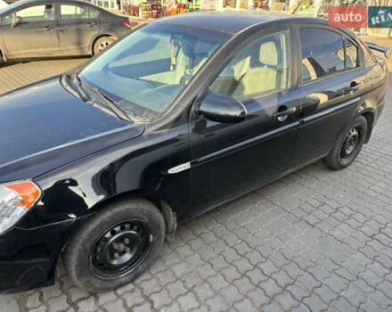 Черный Хендай Акцент, объемом двигателя 1.5 л и пробегом 203 тыс. км за 3800 $, фото 1 на Automoto.ua