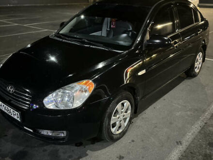 Хендай Акцент 2007 в Днепре (Днепропетровске) на Automoto.ua Черный Хендай Акцент, объемом двигателя 1.4 л и пробегом 197 тыс. км за 4800 $, фото 1 на Automoto.ua