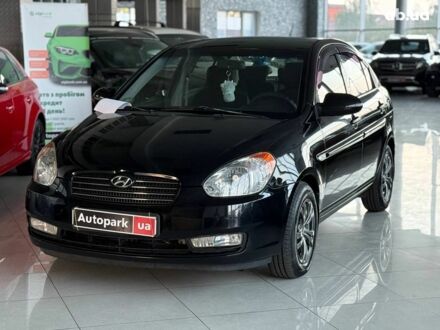 Чорний Хендай Акцент, об'ємом двигуна 1.4 л та пробігом 222 тис. км за 6090 $, фото 1 на Automoto.ua