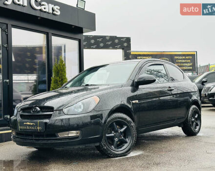 Черный Хендай Акцент, объемом двигателя 1.4 л и пробегом 123 тыс. км за 4550 $, фото 1 на Automoto.ua