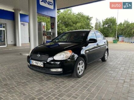 Хендай Акцент 2007 в Николаеве на Automoto.ua Черный Хендай Акцент, объемом двигателя 1.4 л и пробегом 93 тыс. км за 5999 $, фото 1 на Automoto.ua