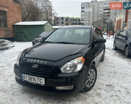 Чорний Хендай Акцент, об'ємом двигуна 1.4 л та пробігом 248 тис. км за 4200 $, фото 1 на Automoto.ua