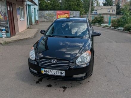 Хендай Акцент 2007 у Краматорске на Automoto.ua Чорний Хендай Акцент, об'ємом двигуна 1.4 л та пробігом 153 тис. км за 5000 $, фото 1 на Automoto.ua