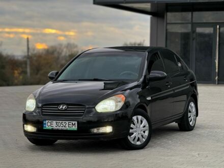 Хендай Акцент 2007 в Черновцах на Automoto.ua Черный Хендай Акцент, объемом двигателя 1.4 л и пробегом 345 тыс. км за 3600 $, фото 1 на Automoto.ua