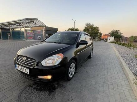 Черный Хендай Акцент, объемом двигателя 1.4 л и пробегом 190 тыс. км за 5000 $, фото 1 на Automoto.ua