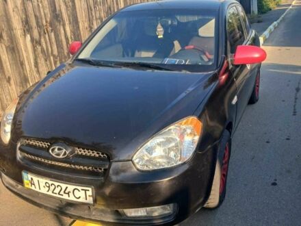 Черный Хендай Акцент, объемом двигателя 1.6 л и пробегом 148 тыс. км за 3300 $, фото 1 на Automoto.ua