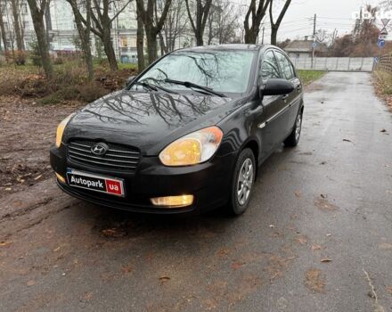 Черный Хендай Акцент, объемом двигателя 1.4 л и пробегом 165 тыс. км за 5390 $, фото 1 на Automoto.ua