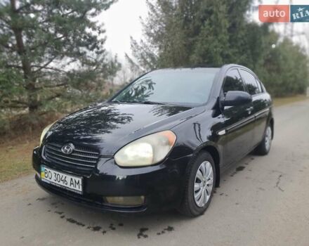 Черный Хендай Акцент, объемом двигателя 1.4 л и пробегом 400 тыс. км за 3000 $, фото 1 на Automoto.ua