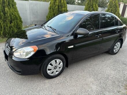 Черный Хендай Акцент, объемом двигателя 1.4 л и пробегом 152 тыс. км за 5300 $, фото 1 на Automoto.ua