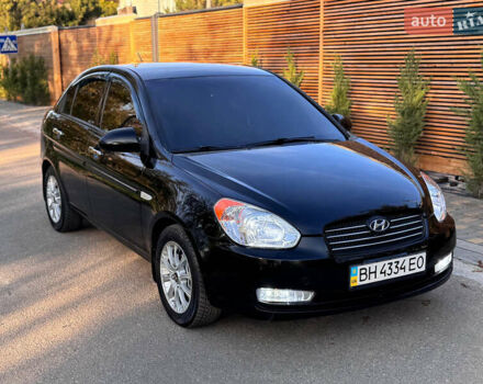 Чорний Хендай Акцент, об'ємом двигуна 1.4 л та пробігом 128 тис. км за 5800 $, фото 1 на Automoto.ua