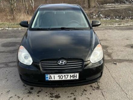 Хендай Акцент 2008 у Борисполе на Automoto.ua Чорний Хендай Акцент, об'ємом двигуна 1.4 л та пробігом 377 тис. км за 4000 $, фото 1 на Automoto.ua