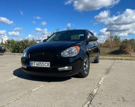 Черный Хендай Акцент, объемом двигателя 1.5 л и пробегом 237 тыс. км за 4000 $, фото 1 на Automoto.ua