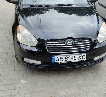Хендай Акцент 2008 в Днепре (Днепропетровске) на Automoto.ua Черный Хендай Акцент, объемом двигателя 1.6 л и пробегом 200 тыс. км за 5700 $, фото 1 на Automoto.ua