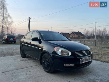 Чорний Хендай Акцент, об'ємом двигуна 1.4 л та пробігом 141 тис. км за 4200 $, фото 1 на Automoto.ua