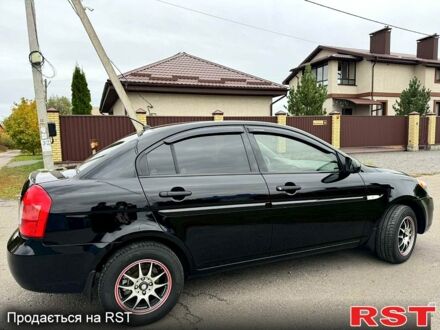 Черный Хендай Акцент, объемом двигателя 1.5 л и пробегом 190 тыс. км за 5800 $, фото 1 на Automoto.ua