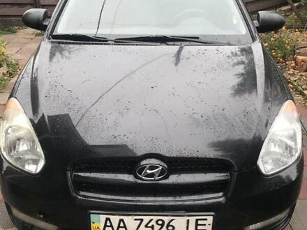 Черный Хендай Акцент, объемом двигателя 1.6 л и пробегом 187 тыс. км за 5200 $, фото 1 на Automoto.ua