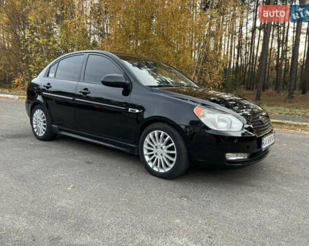 Черный Хендай Акцент, объемом двигателя 1.49 л и пробегом 247 тыс. км за 5200 $, фото 1 на Automoto.ua