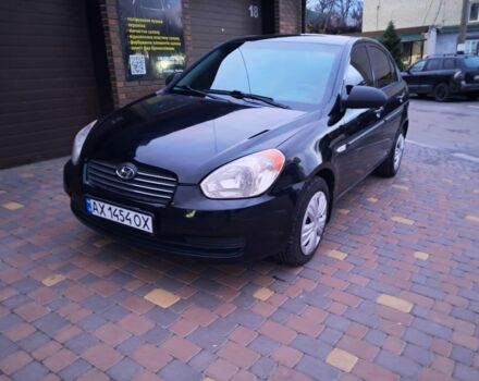 Черный Хендай Акцент, объемом двигателя 1.4 л и пробегом 267 тыс. км за 5400 $, фото 1 на Automoto.ua