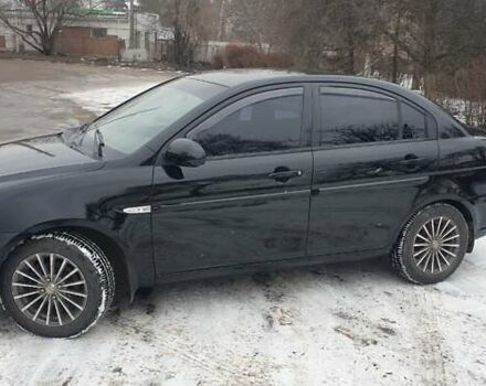 Черный Хендай Акцент, объемом двигателя 1.6 л и пробегом 180 тыс. км за 5200 $, фото 1 на Automoto.ua