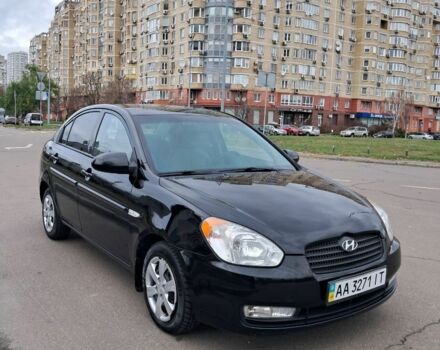 Черный Хендай Акцент, объемом двигателя 1.6 л и пробегом 182 тыс. км за 5200 $, фото 1 на Automoto.ua