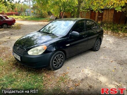 Хендай Акцент 2009 в Харькове на Automoto.ua Черный Хендай Акцент, объемом двигателя 1.4 л и пробегом 294 тыс. км за 4500 $, фото 1 на Automoto.ua