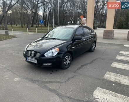 Черный Хендай Акцент, объемом двигателя 1.4 л и пробегом 212 тыс. км за 4300 $, фото 1 на Automoto.ua