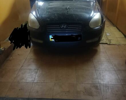 Чорний Хендай Акцент, об'ємом двигуна 1.4 л та пробігом 205 тис. км за 1654 $, фото 1 на Automoto.ua