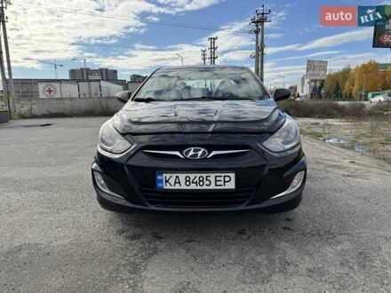 Черный Хендай Акцент, объемом двигателя 1.4 л и пробегом 117 тыс. км за 7500 $, фото 1 на Automoto.ua