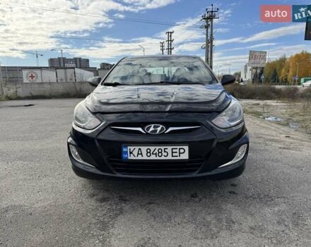 Черный Хендай Акцент, объемом двигателя 1.4 л и пробегом 117 тыс. км за 7500 $, фото 1 на Automoto.ua
