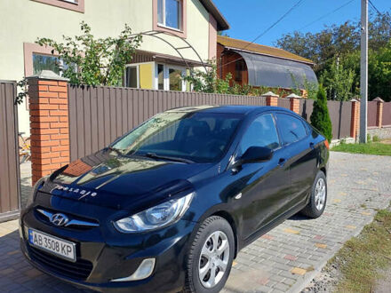 Черный Хендай Акцент, объемом двигателя 1.4 л и пробегом 270 тыс. км за 5200 $, фото 1 на Automoto.ua