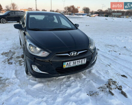 Черный Хендай Акцент, объемом двигателя 1.4 л и пробегом 64 тыс. км за 8500 $, фото 1 на Automoto.ua