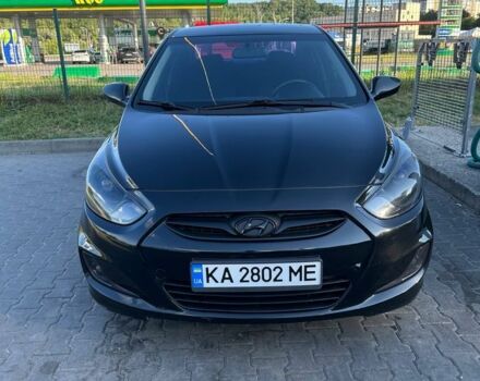 Чорний Хендай Акцент, об'ємом двигуна 1.6 л та пробігом 200 тис. км за 6000 $, фото 1 на Automoto.ua