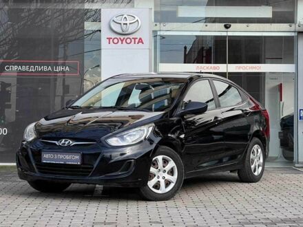 Черный Хендай Акцент, объемом двигателя 1.4 л и пробегом 231 тыс. км за 5453 $, фото 1 на Automoto.ua