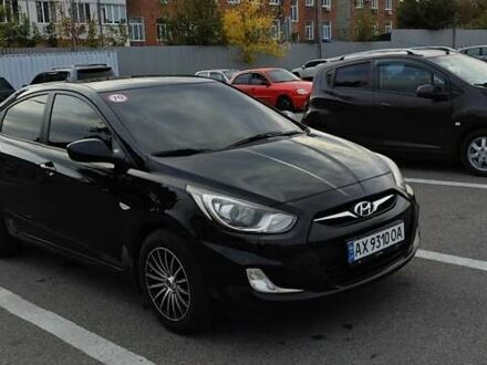 Черный Хендай Акцент, объемом двигателя 1.4 л и пробегом 268 тыс. км за 7100 $, фото 1 на Automoto.ua