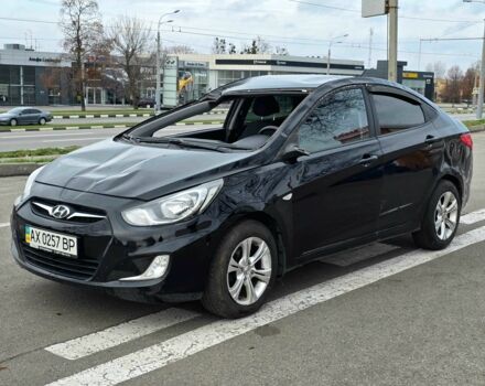 Черный Хендай Акцент, объемом двигателя 1.4 л и пробегом 160 тыс. км за 2700 $, фото 1 на Automoto.ua