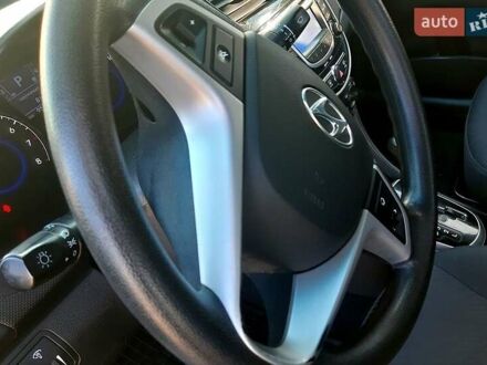 Черный Хендай Акцент, объемом двигателя 1.4 л и пробегом 95 тыс. км за 8900 $, фото 1 на Automoto.ua