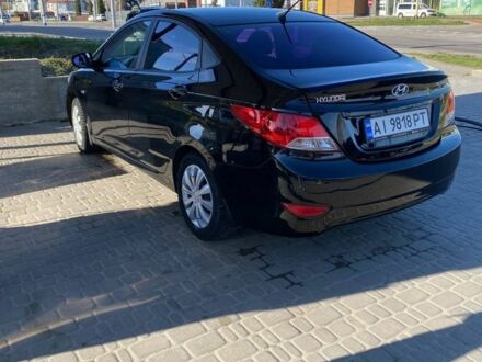 Черный Хендай Акцент, объемом двигателя 1.4 л и пробегом 130 тыс. км за 7900 $, фото 1 на Automoto.ua