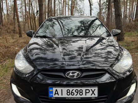 Хендай Акцент 2012 в Василькове на Automoto.ua Черный Хендай Акцент, объемом двигателя 1.4 л и пробегом 129 тыс. км за 7100 $, фото 1 на Automoto.ua
