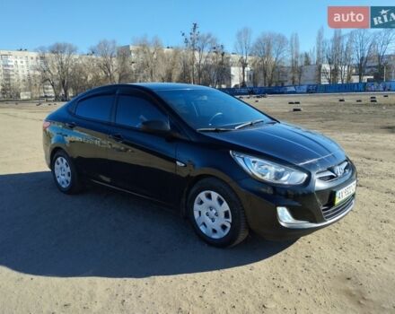 Черный Хендай Акцент, объемом двигателя 1.4 л и пробегом 220 тыс. км за 6500 $, фото 1 на Automoto.ua