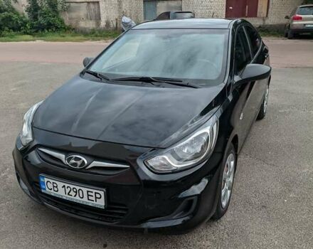 Чорний Хендай Акцент, об'ємом двигуна 1.4 л та пробігом 118 тис. км за 7500 $, фото 1 на Automoto.ua